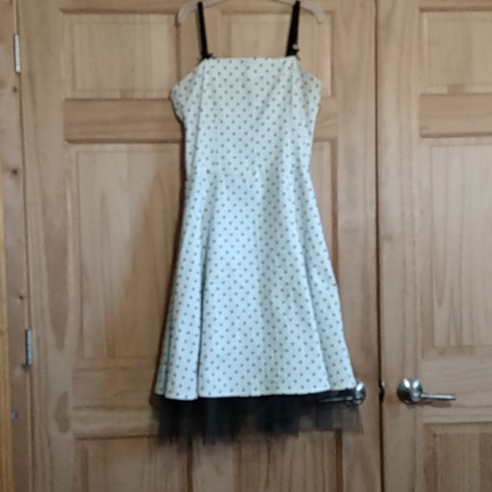 Vintage Rockabilly-Style Dress w/ Petticoat